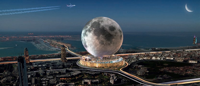 Курорт в форме Луны Moon Resort
