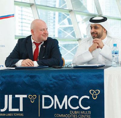 Игорь Егоров, председатель РСП  и   Ахмед бен Сулайем, председатель DMCC