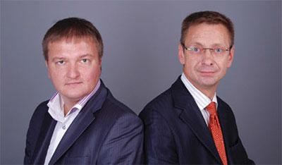 ЕВГЕНИЙ ТОЛОЧКОВ, председатель Наблюдательного совета перестраховочного общества Glob Al Re ВИКТОР АЛЕЩЕНКО, президент перестраховочного общества Glob Al Re