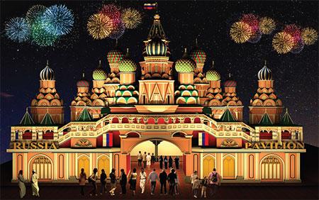 Павильон «Россия» на ярмарке Global Village